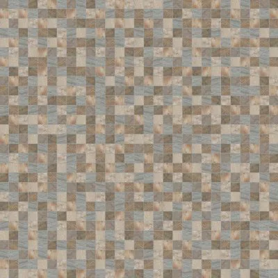LIMES QUARTZ MULTICOLOR 30x30 Mosaico burattato (12"x12")