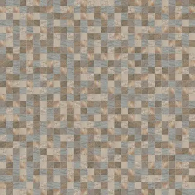 LIMES QUARTZ MULTICOLOR 30x30 Mosaico burattato (12"x12")