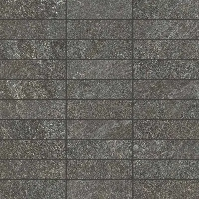 ARKÈ ANTHRACITE MOSAICO LISTELLI 30X30