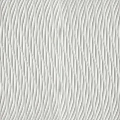 3D wall design Twist White