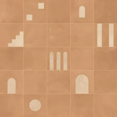 COTTOMILANO CM.MATTONE DEC.ARCH.20X20 20X20