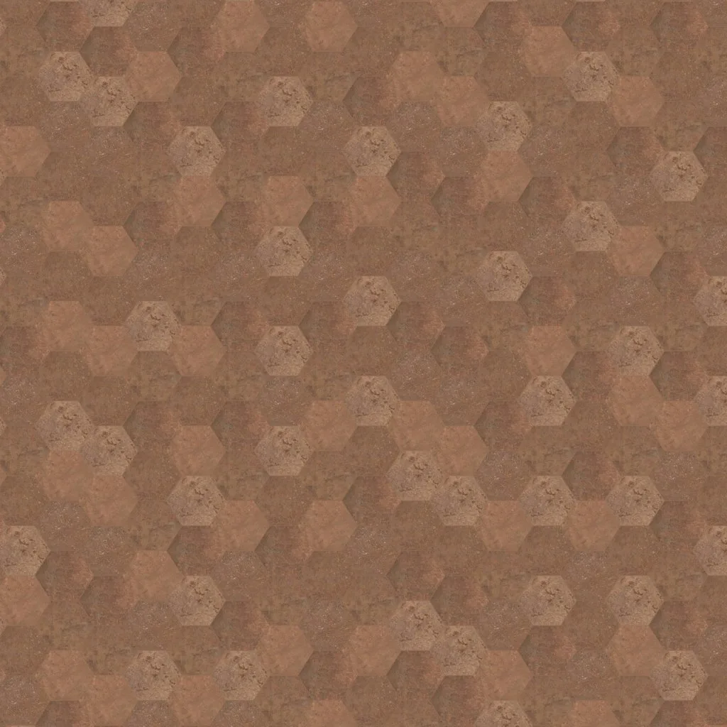 ALCHEMY COPPER HEXAGON 3D